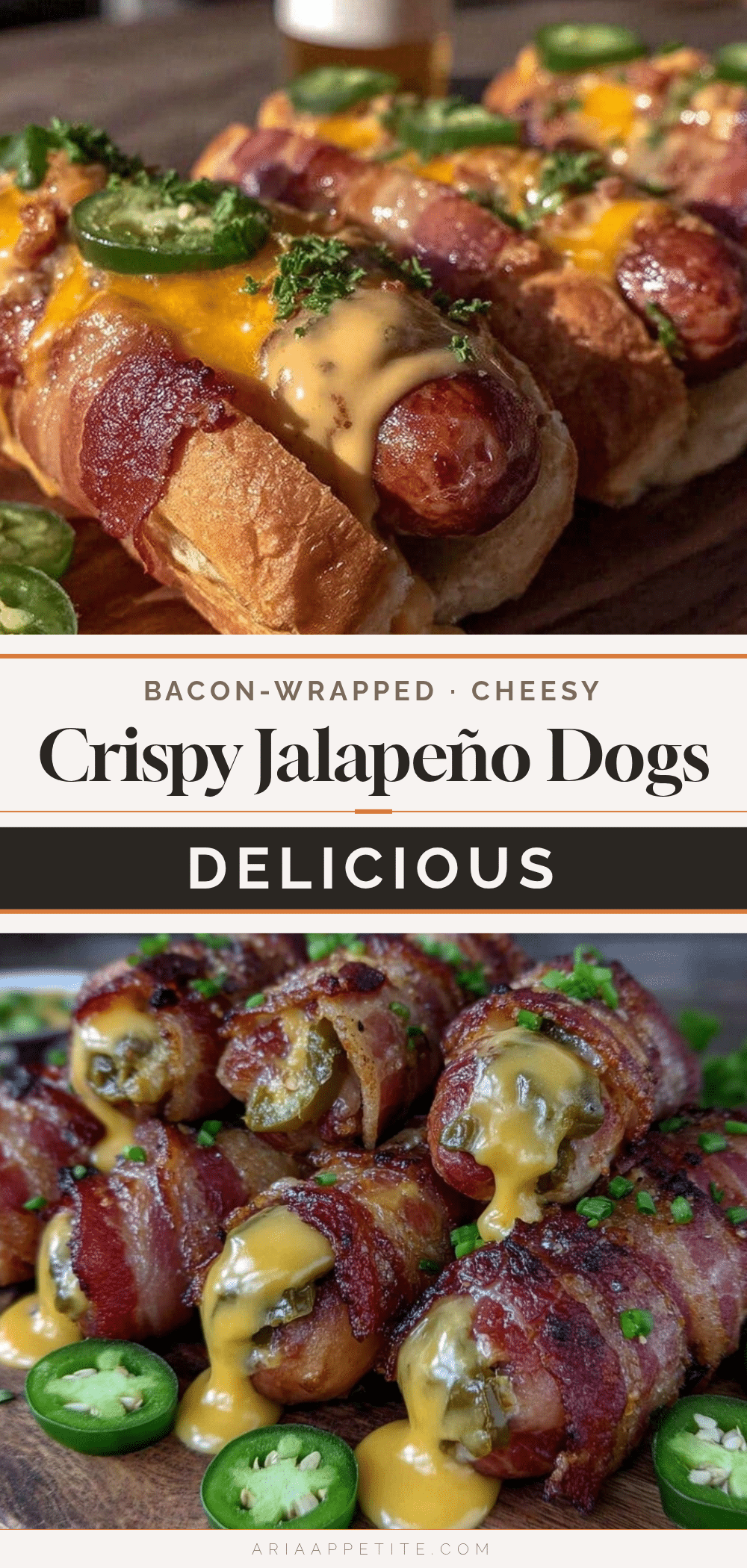 bacon-wrapped jalapeño cheddar stuffed hot dogs recipe