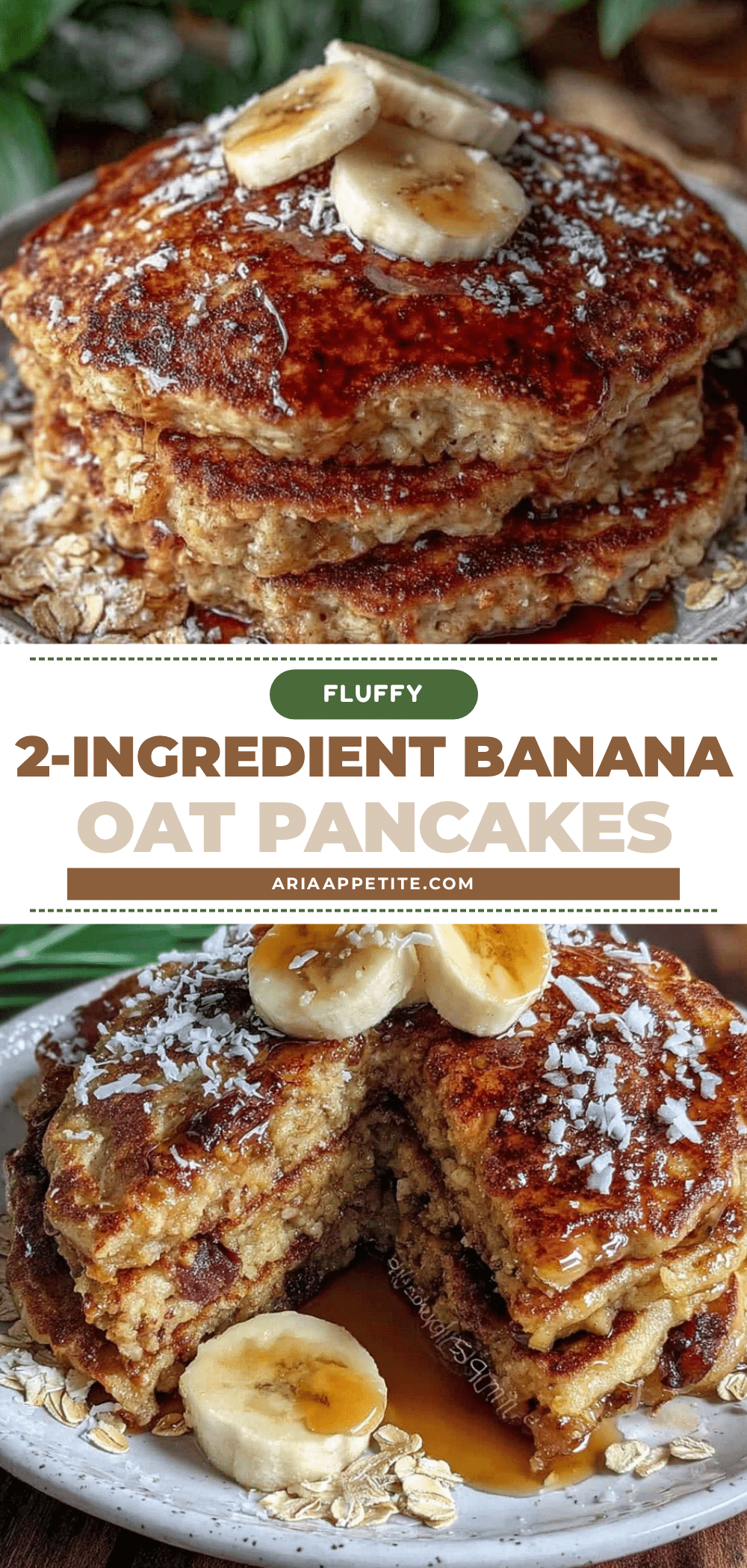 banana oat pancakes recipe