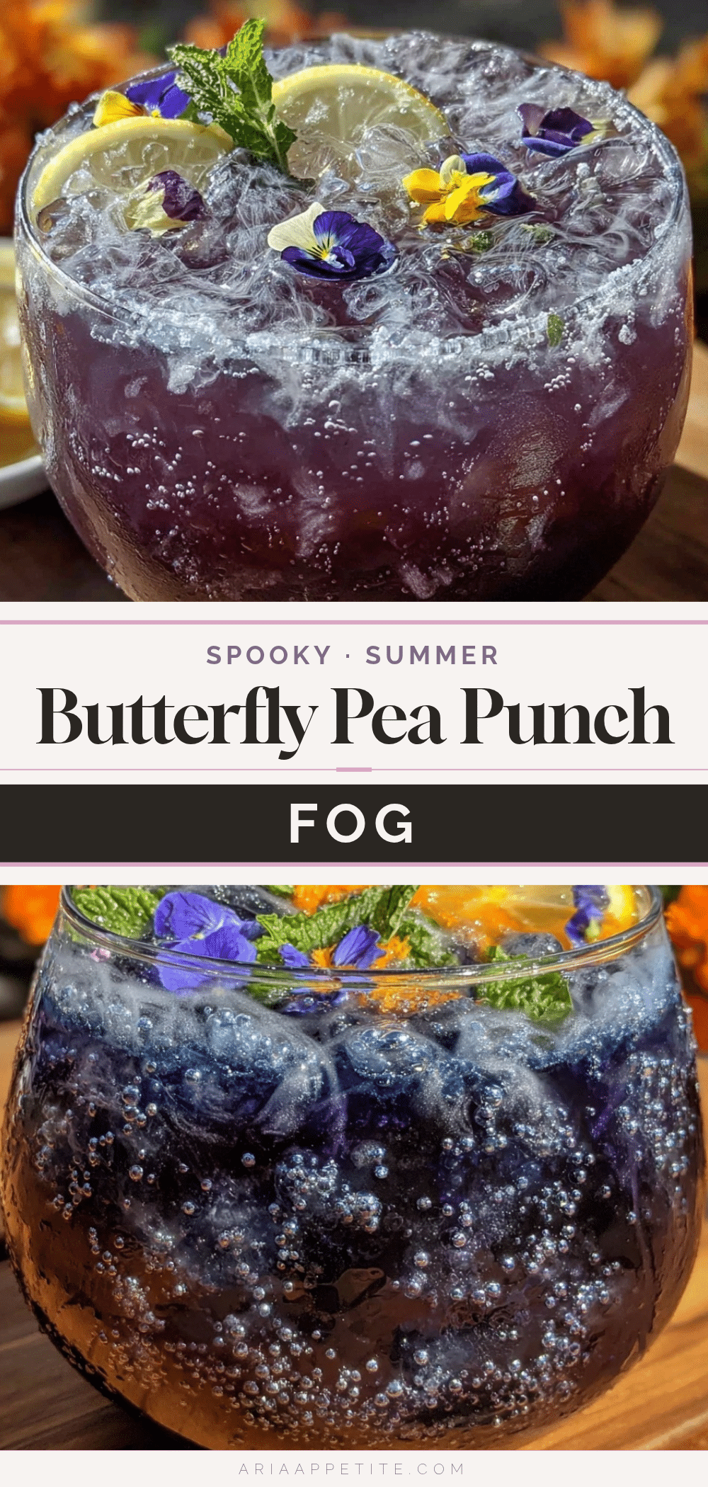 butterfly pea flower lemonade recipe