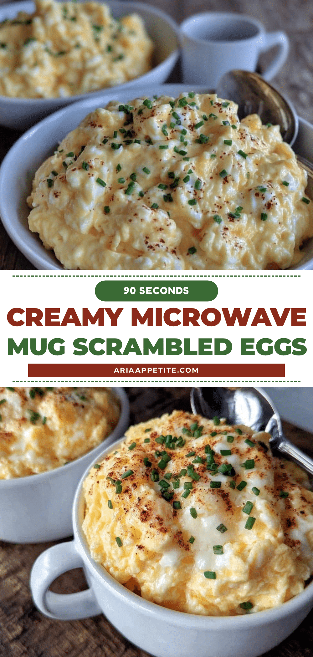 creamy mug scrambled eggs with cheese recipe
