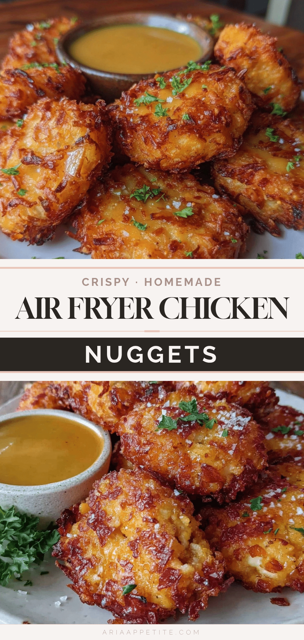 crispy air fryer chicken nuggets recipe