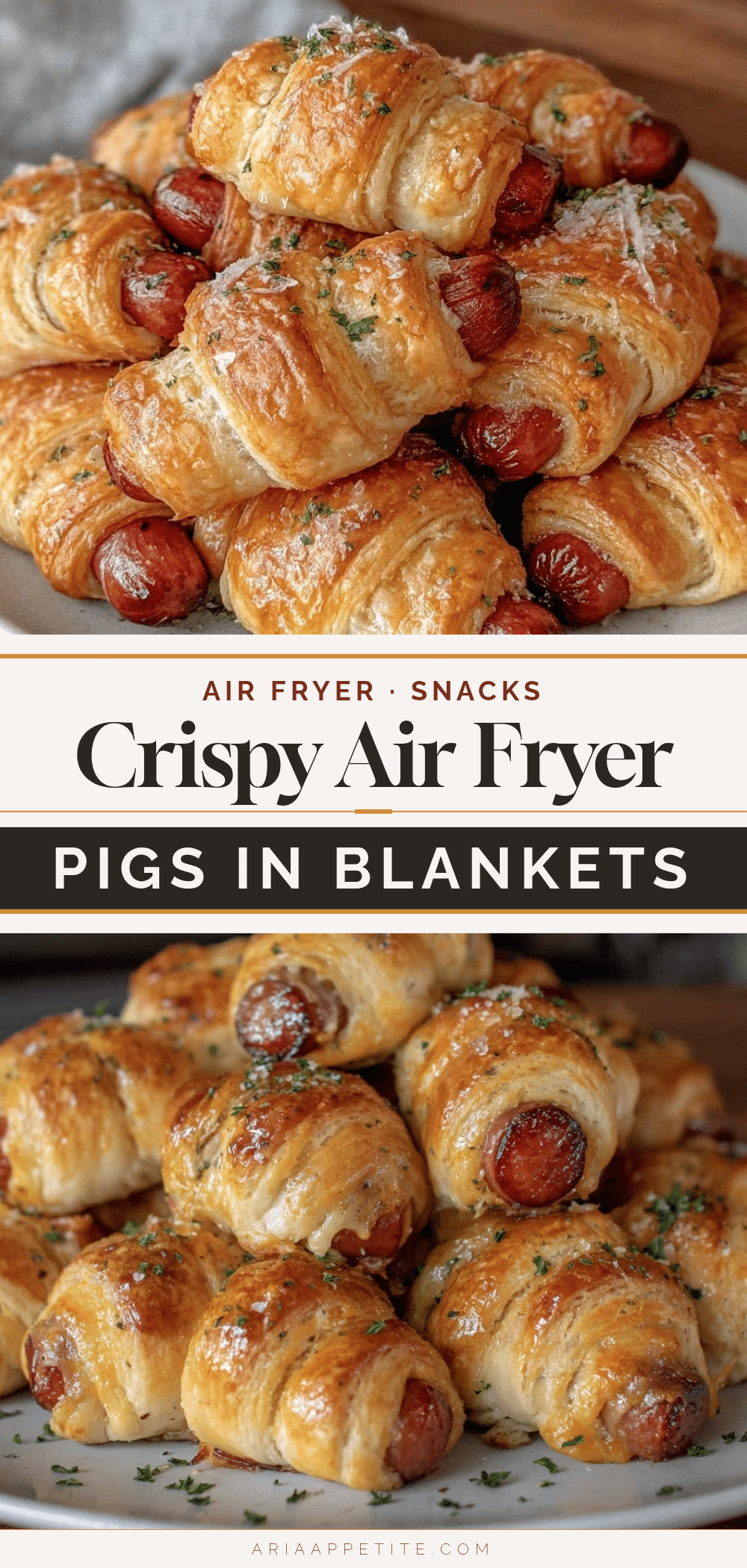 crispy air fryer pigs in a blanket recipe