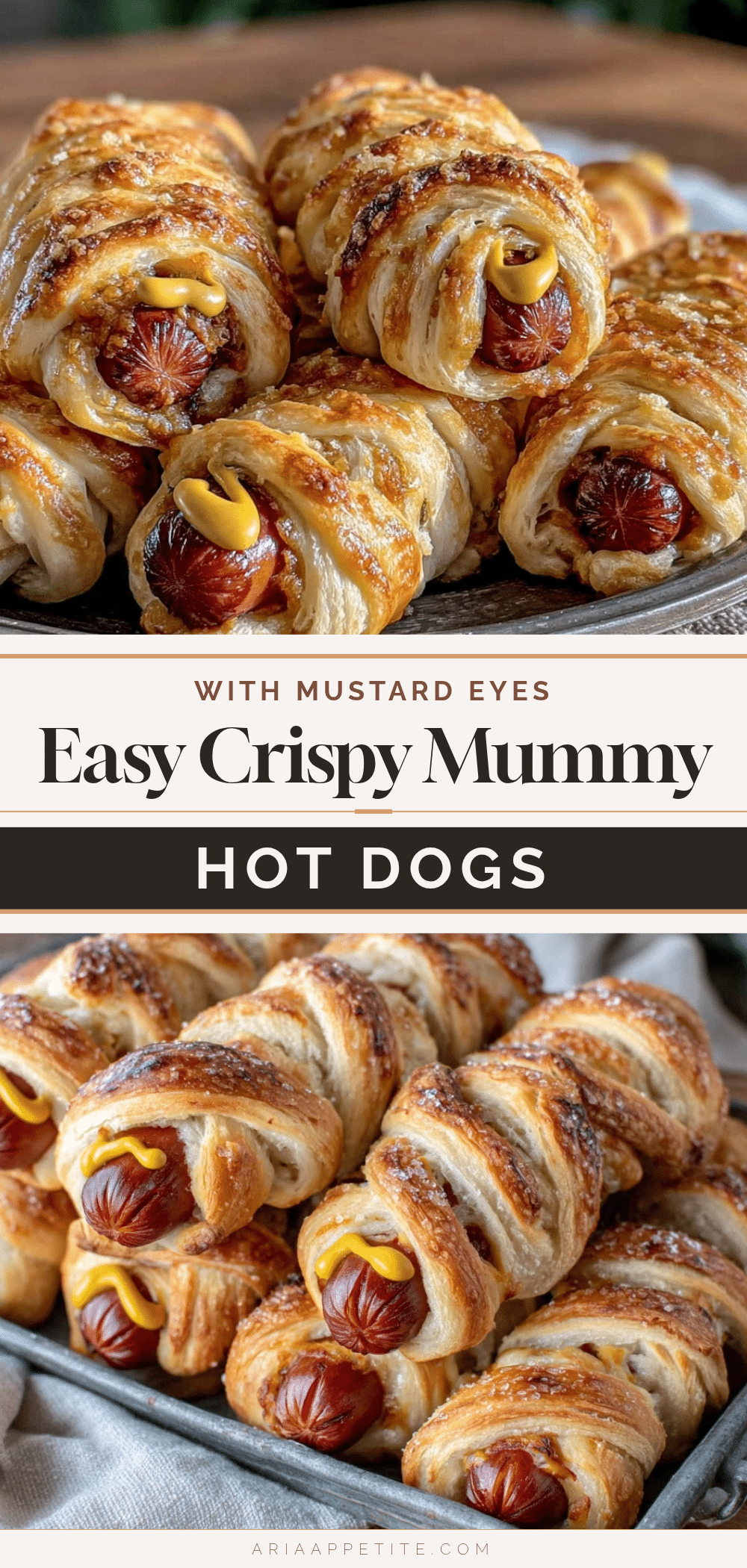 easy crispy mummy hot dogs recipe