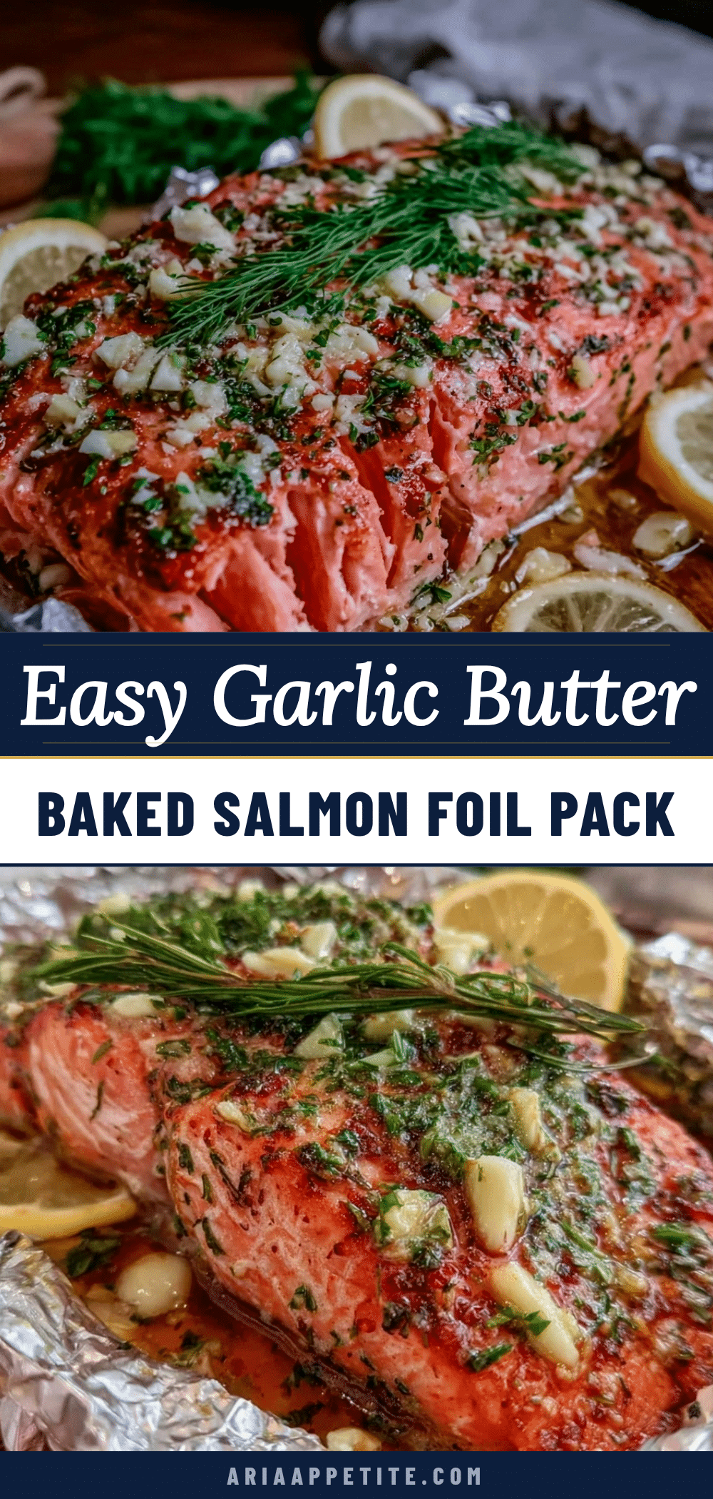easy garlic butter baked salmon recipe