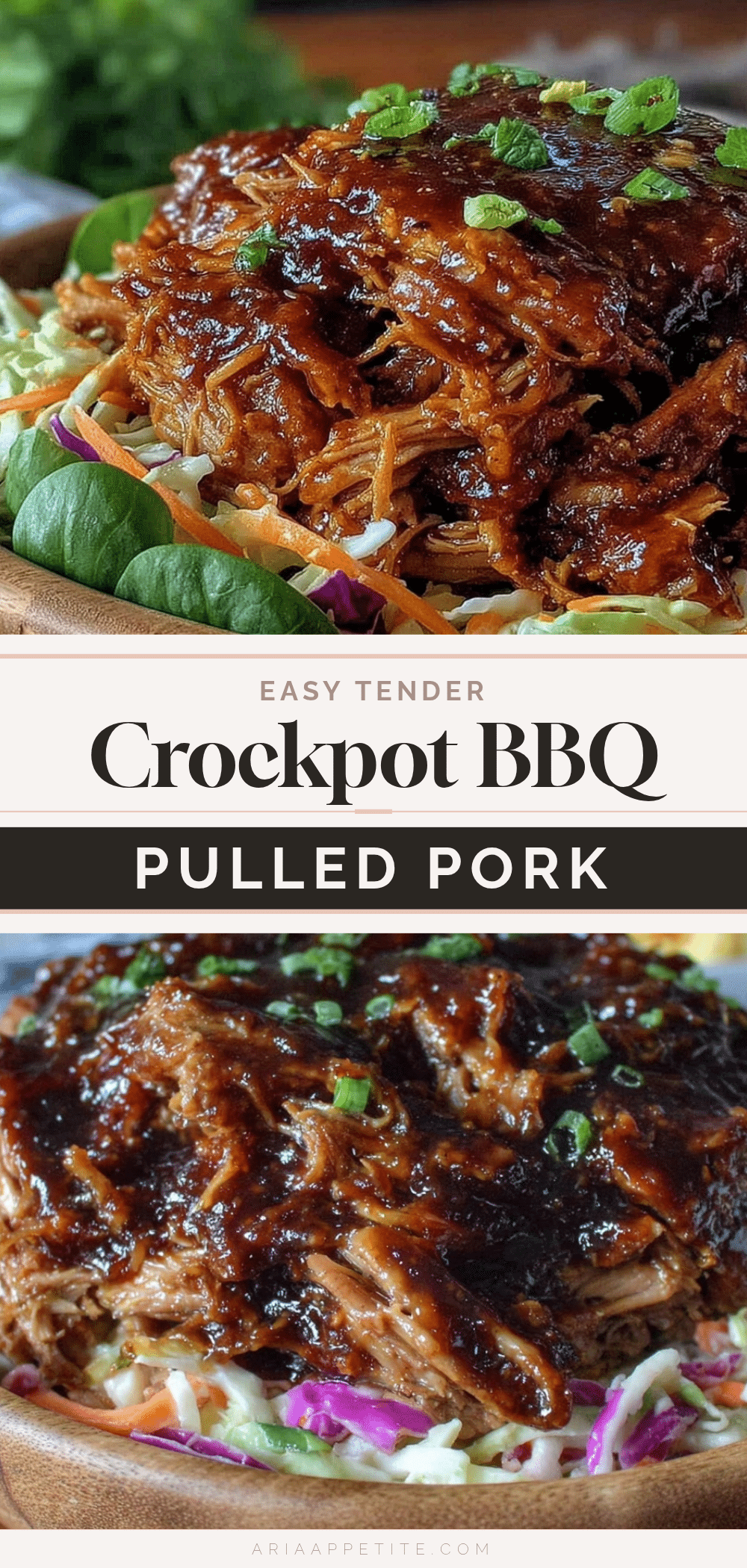 easy tender crockpot BBQ pulled pork recipe