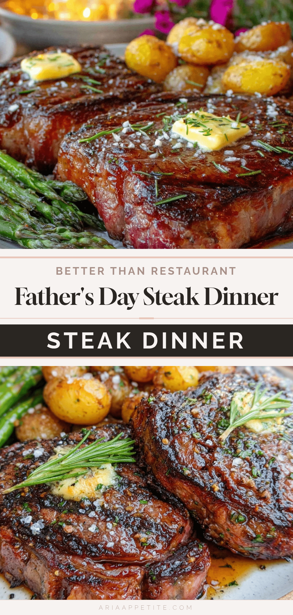 fathers day steak dinner for two recipe