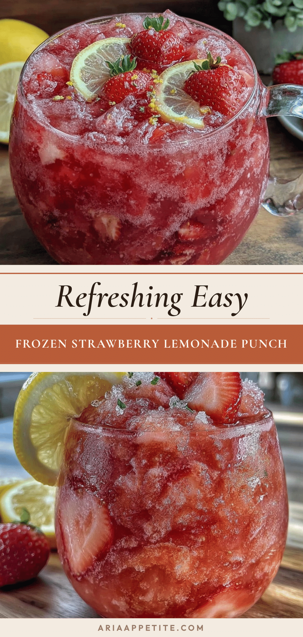 frozen strawberry lemonade punch recipe