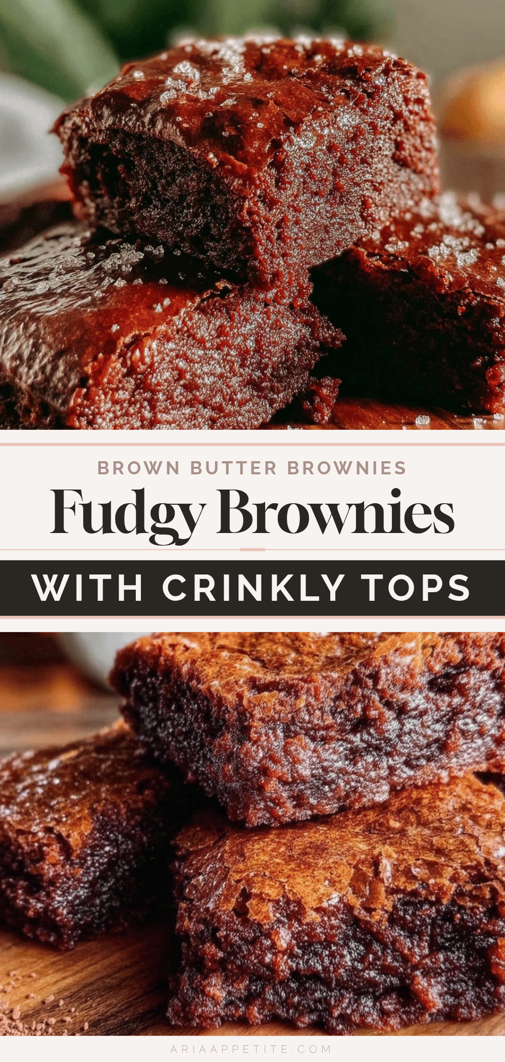 fudgy brown butter brownies recipe