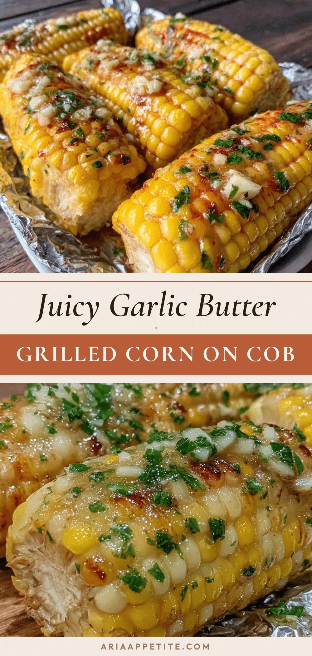 grilled corn on the cob with garlic butter recipe