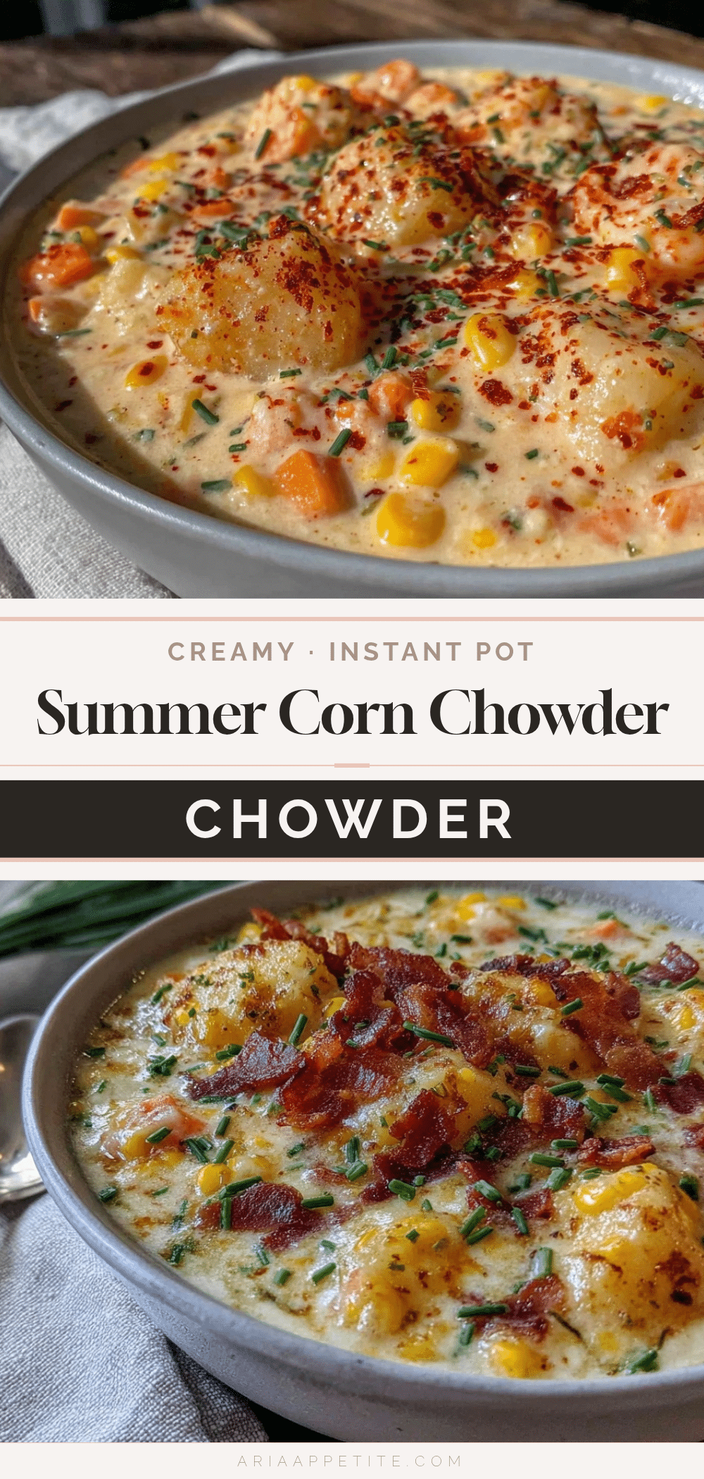 instant pot summer corn chowder recipe