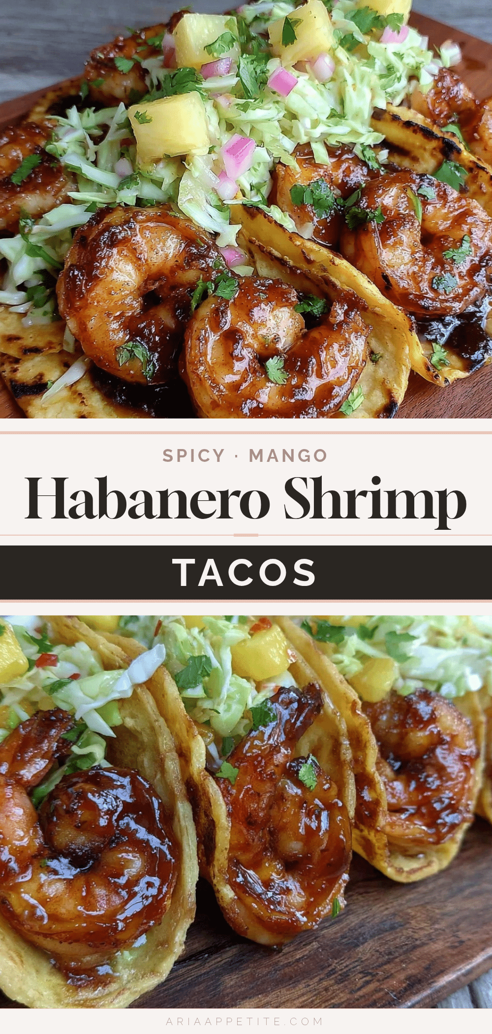 mango habanero grilled shrimp tacos recipe
