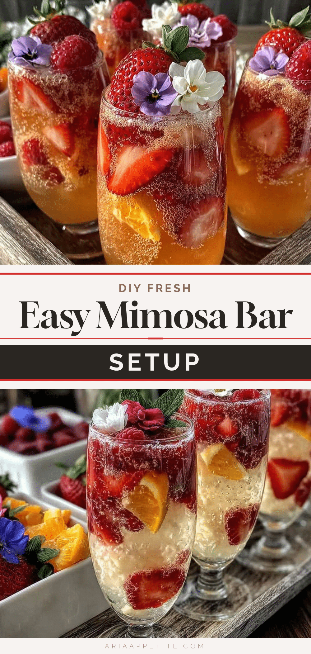 mimosa bar setup recipe