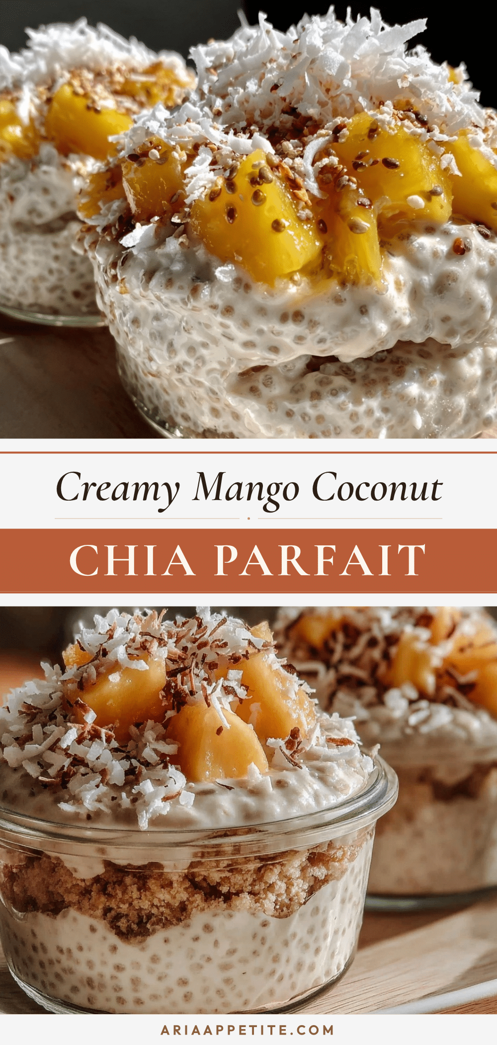 no-bake chia pudding parfait recipe
