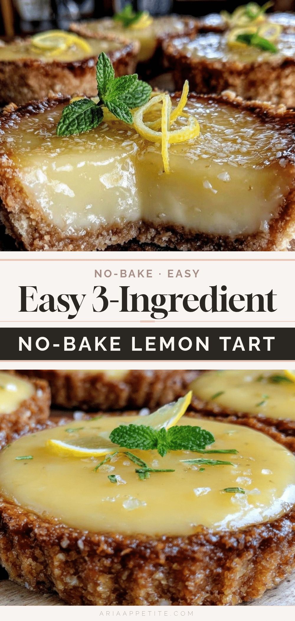 no-bake lemon tart recipe