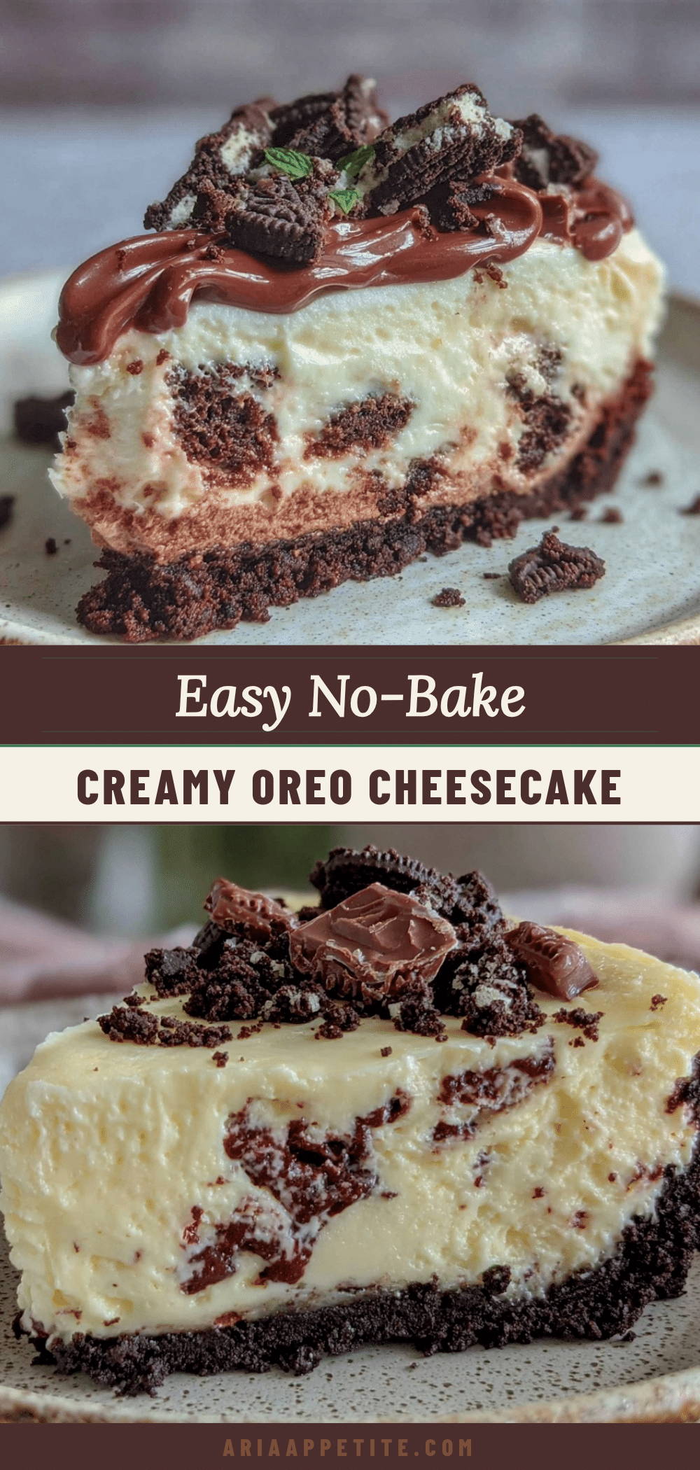 no bake Oreo cheesecake recipe