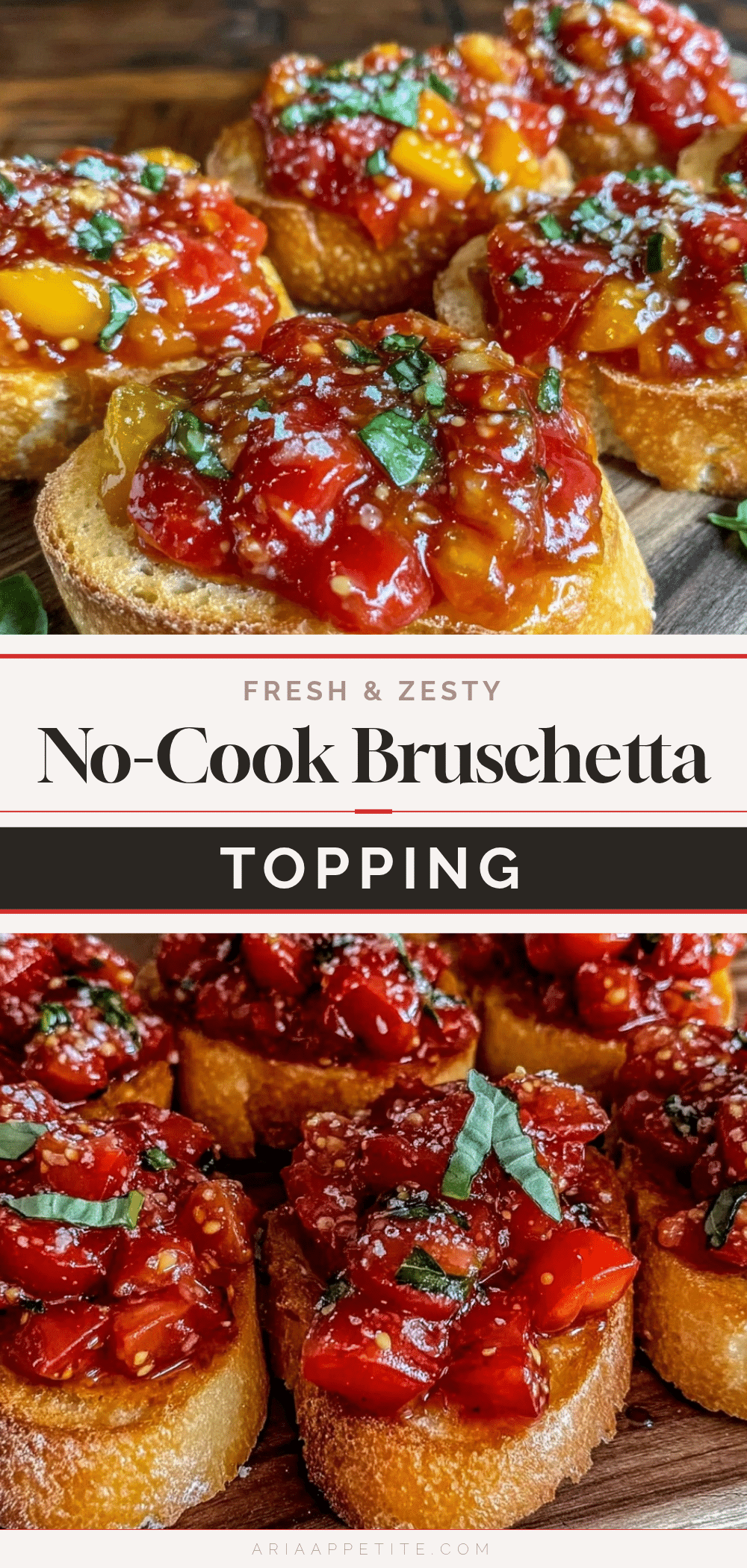 no cook bruschetta topping recipe