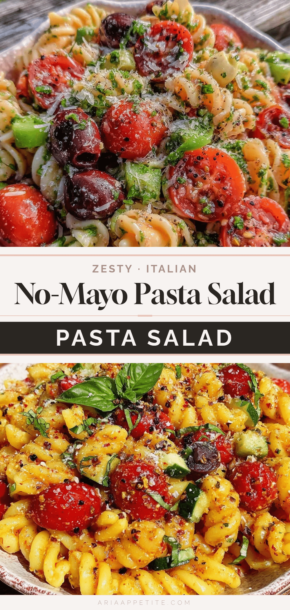 no-mayo Memorial Day pasta salad recipe