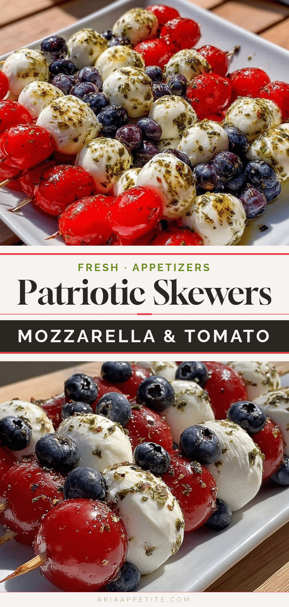 patriotic caprese skewers recipe