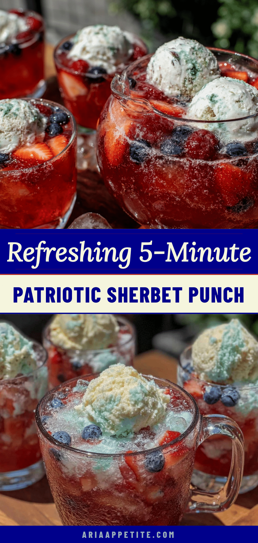 quick 5-minute patriotic punch recipe