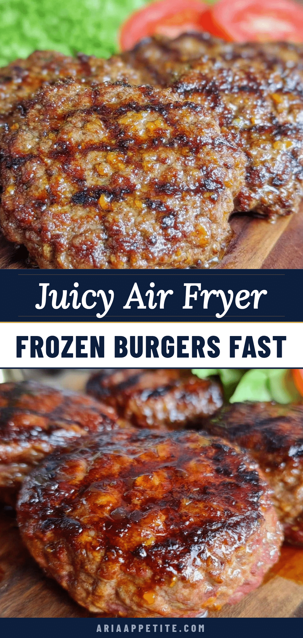 quick air fryer frozen burger patties recipe