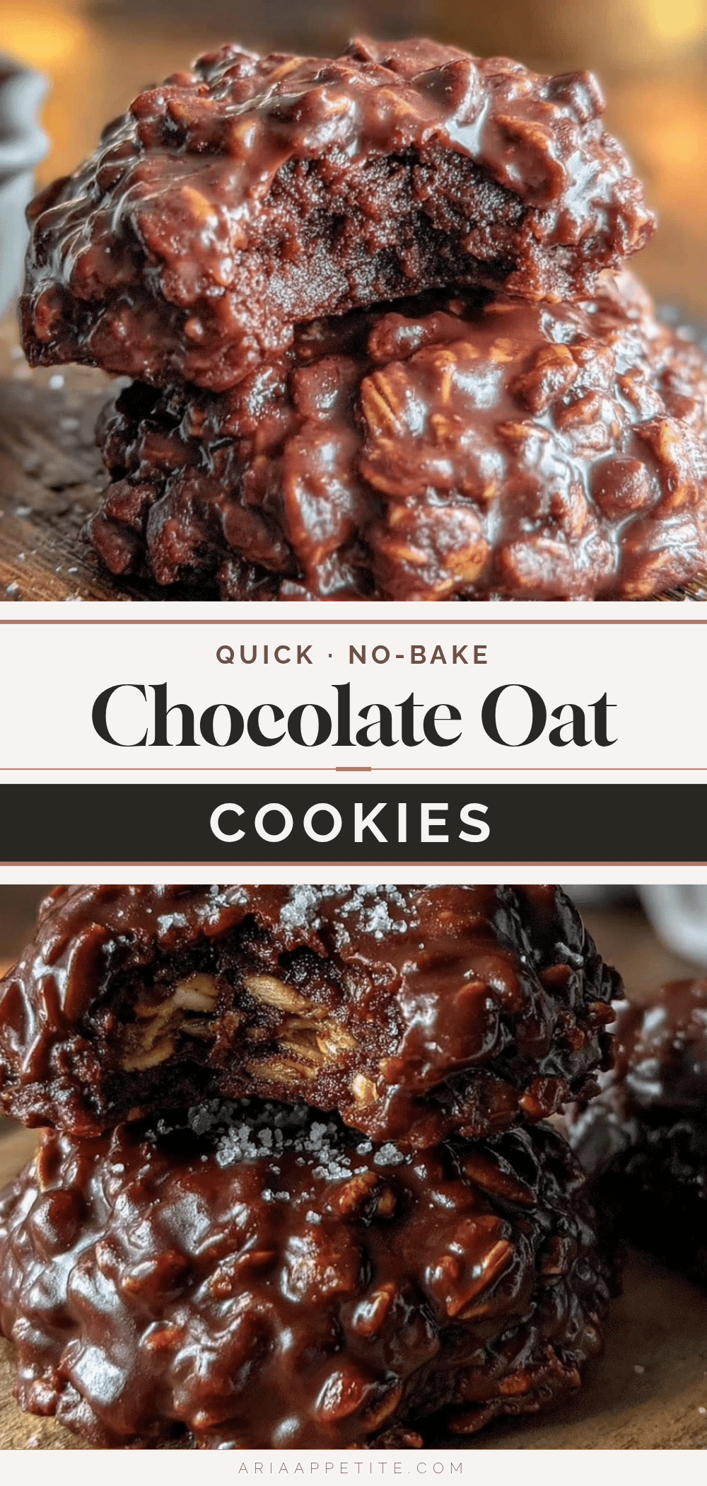 quick no-bake chocolate oat cookies recipe