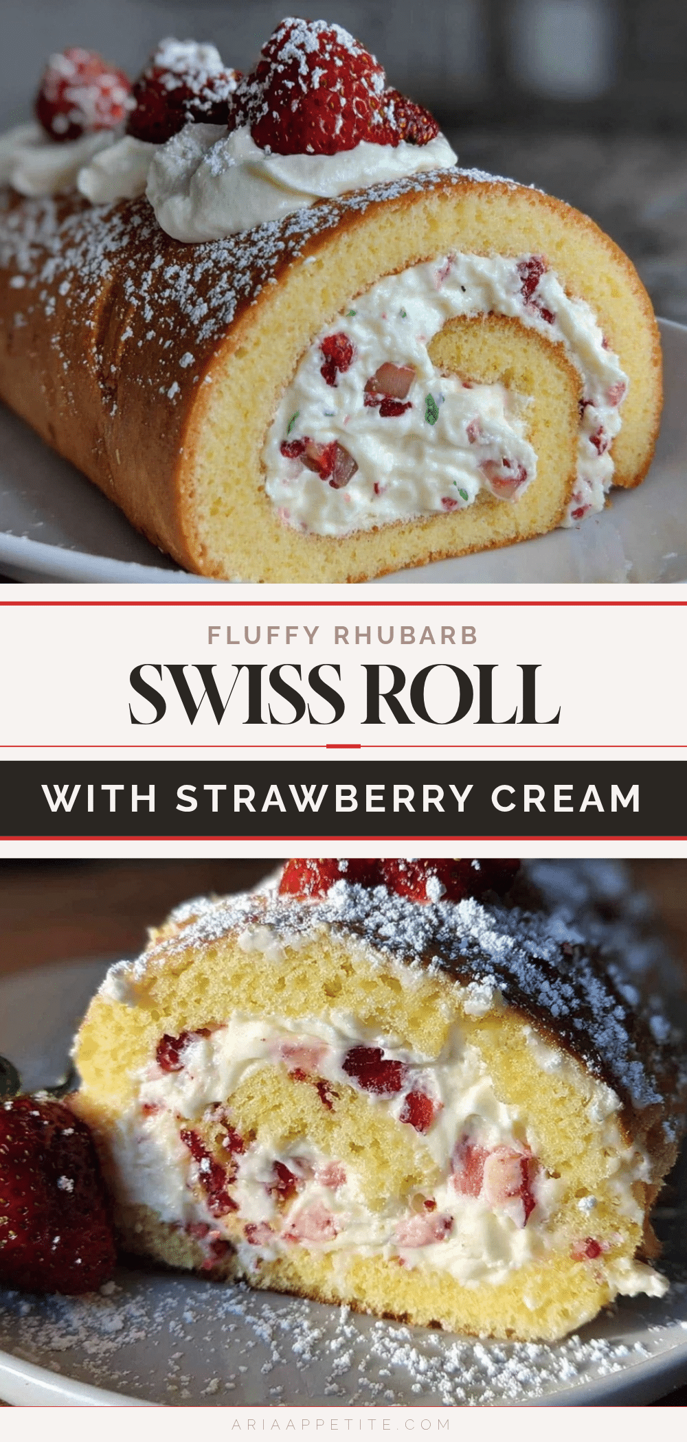 rhubarb swiss roll recipe