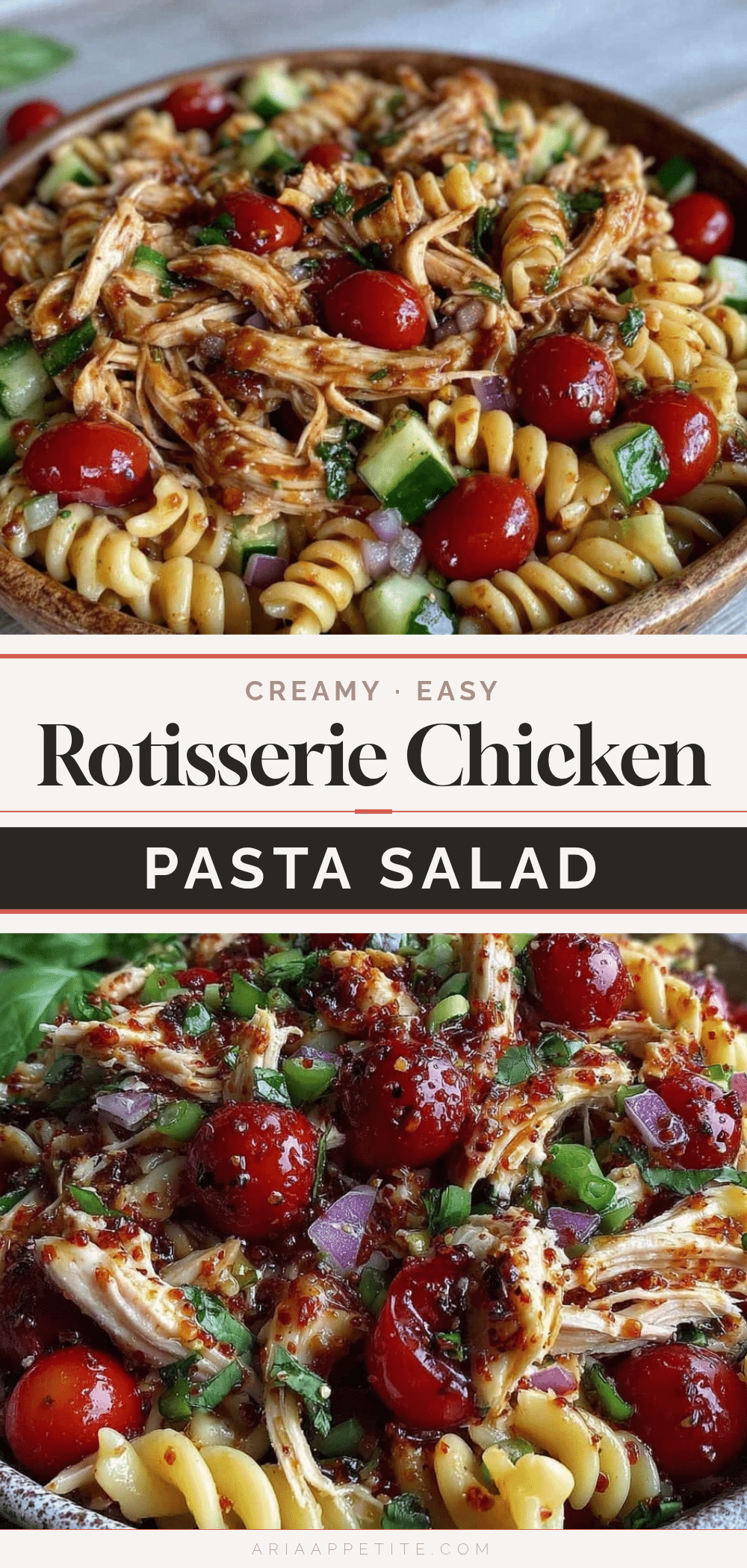 rotisserie chicken pasta salad recipe