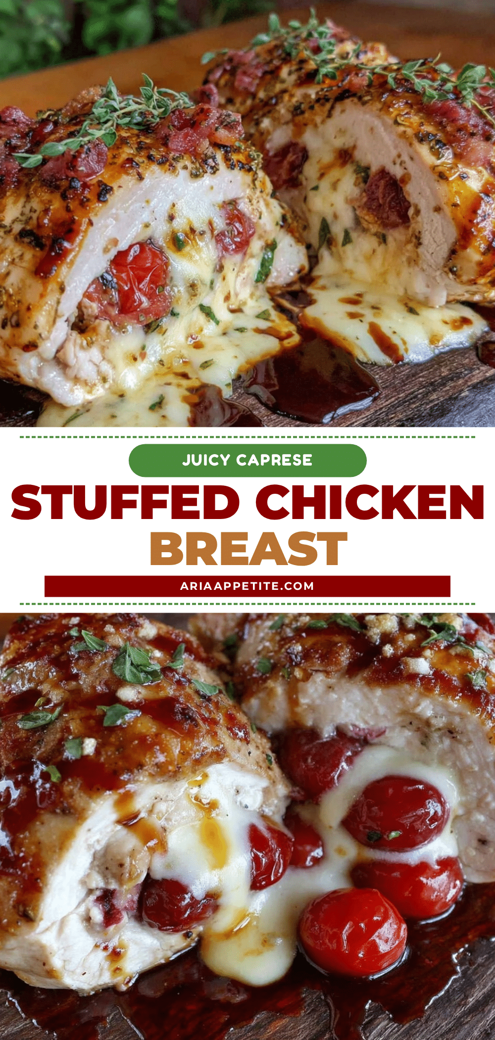 caprese stuffed chicken breast recipe