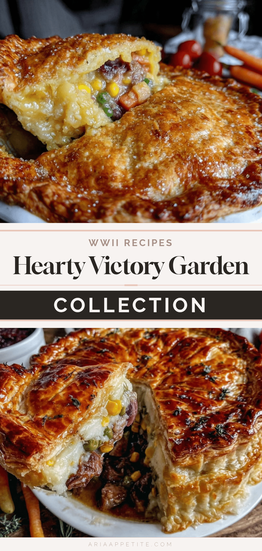 classic victory garden vegetable pot pie recipe
