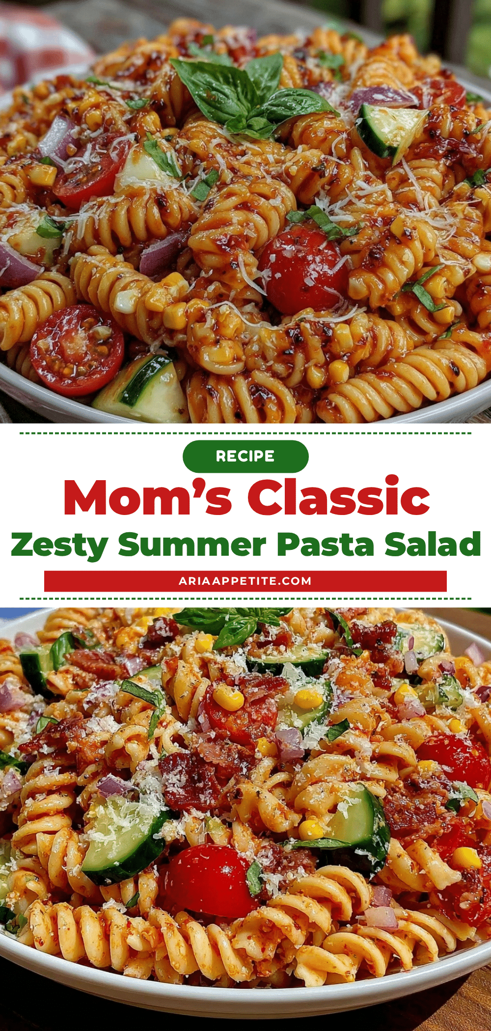 classic zesty summer pasta salad recipe