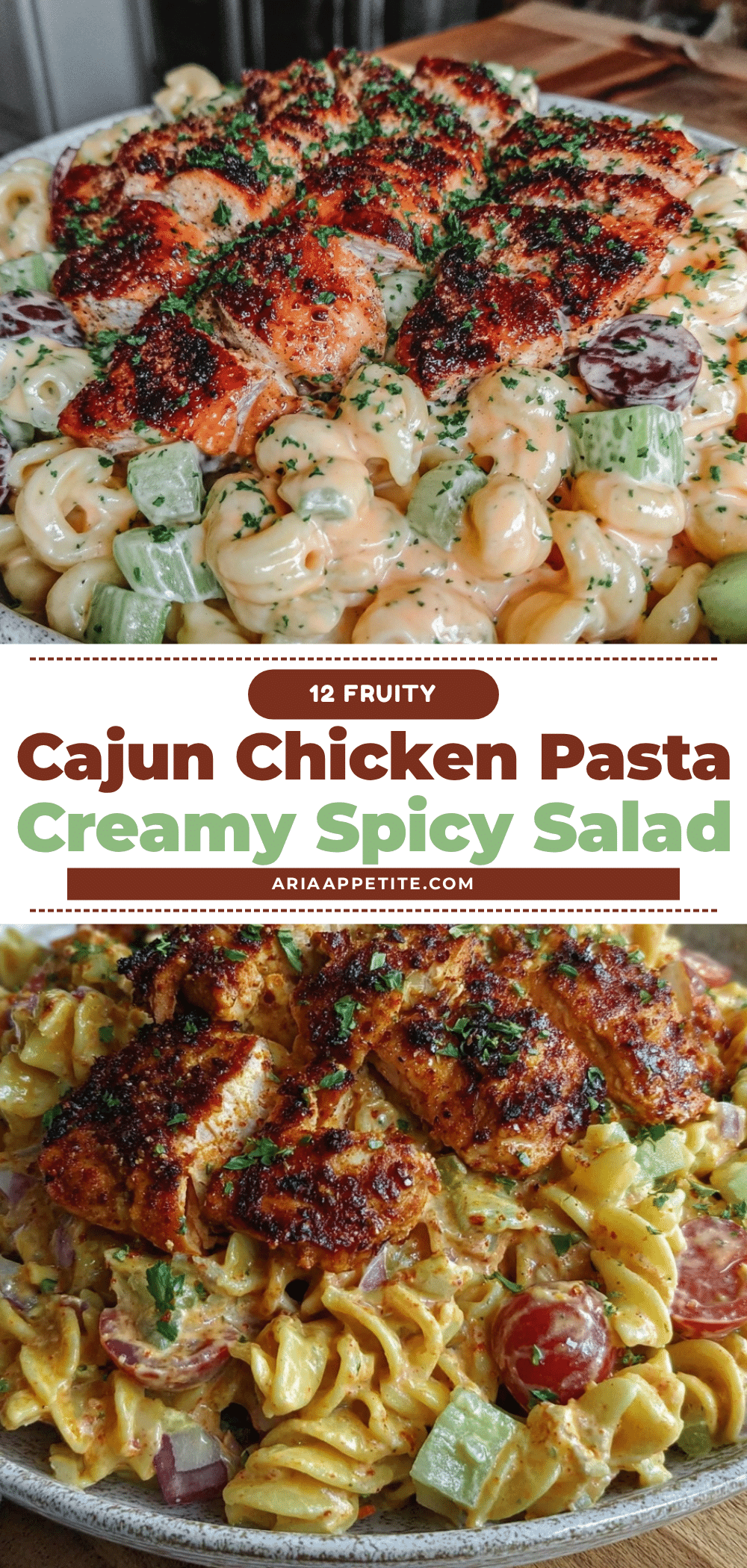 creamy cajun chicken pasta salad recipe