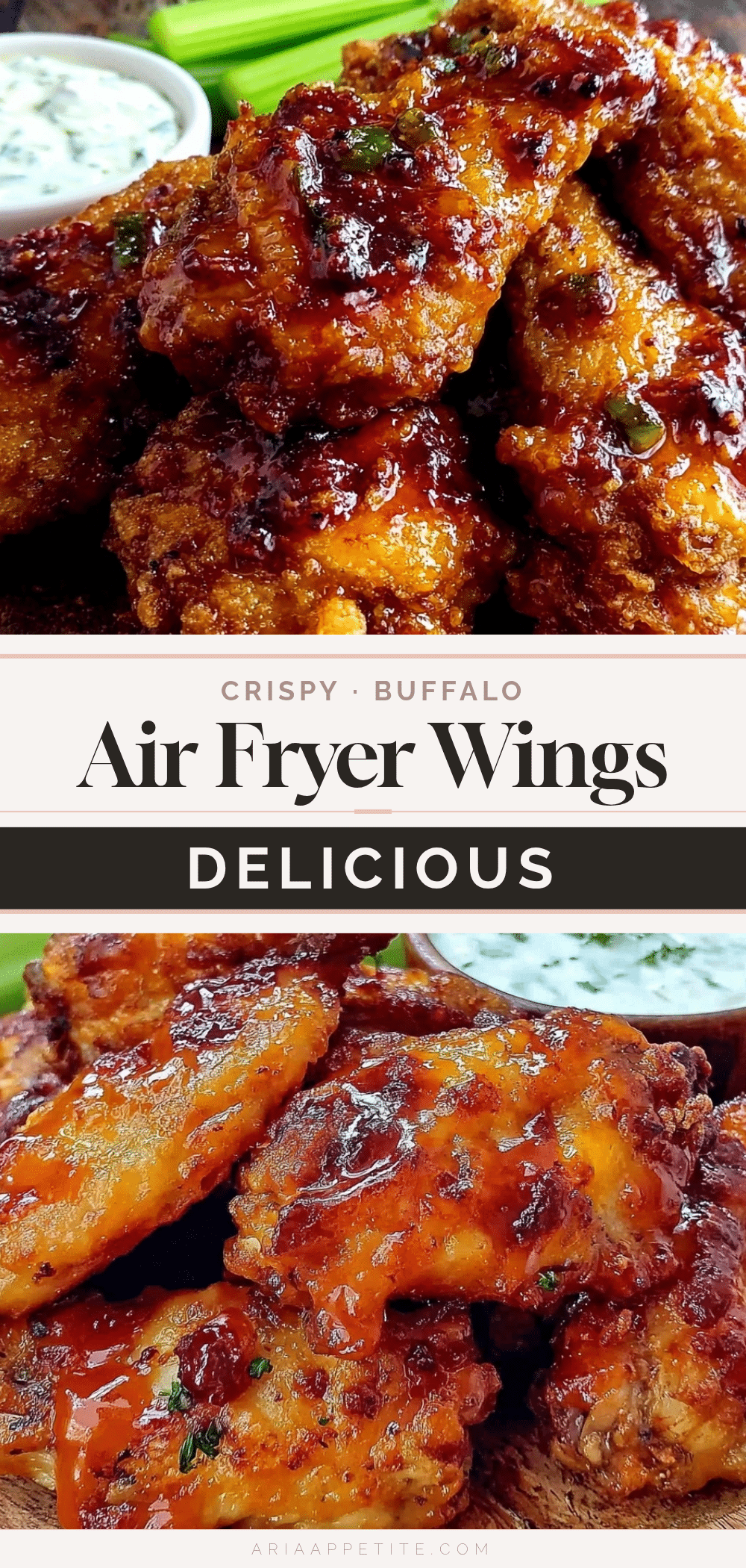 crispy air fryer chicken wings recipe