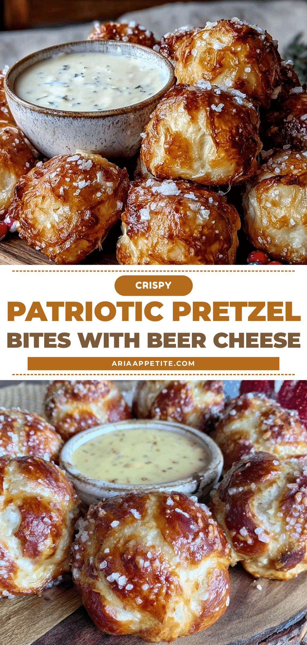 crispy patriotic pretzel bites recipe