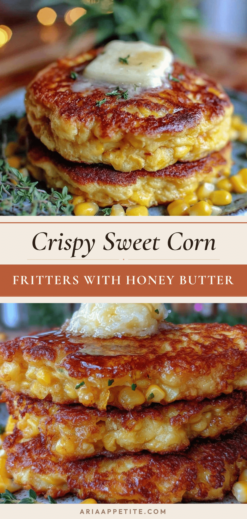 crispy sweet corn fritters recipe