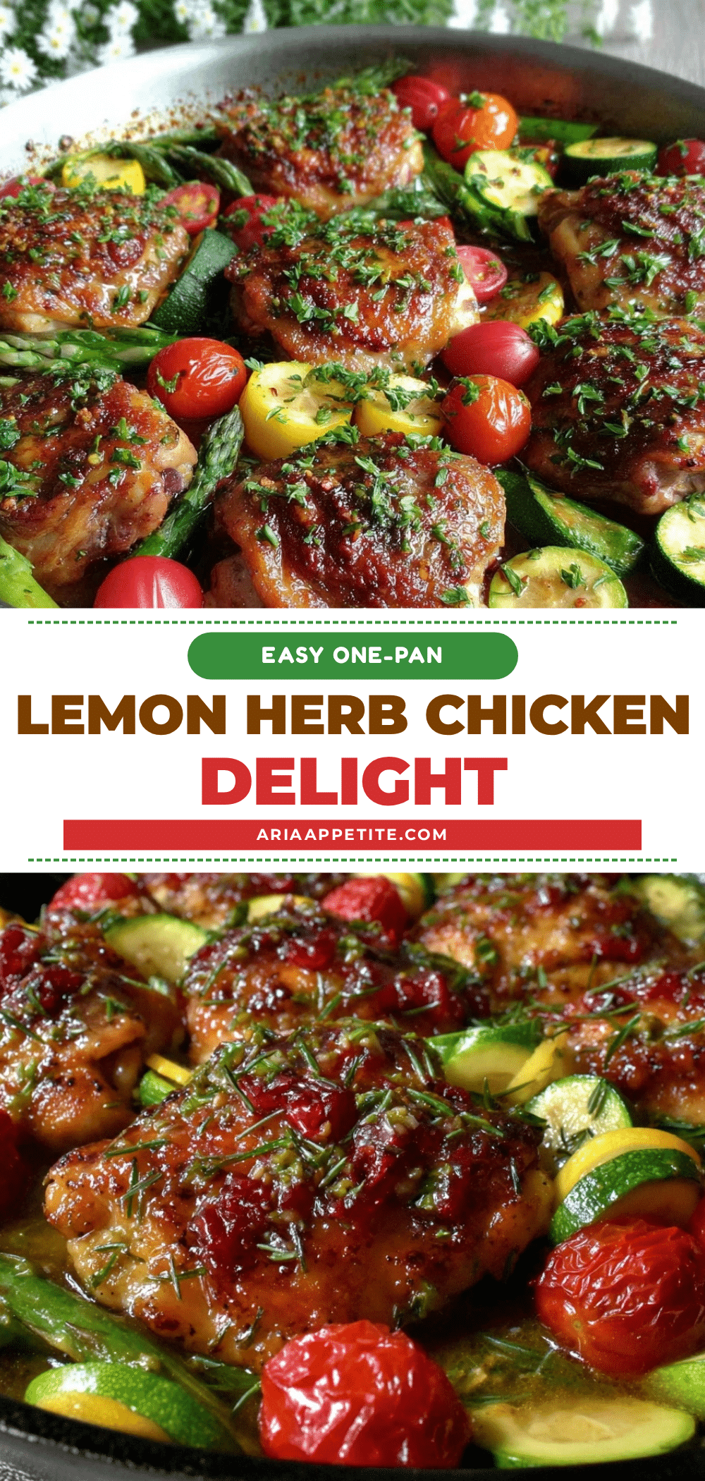 easy one-pan lemon herb chicken recipe