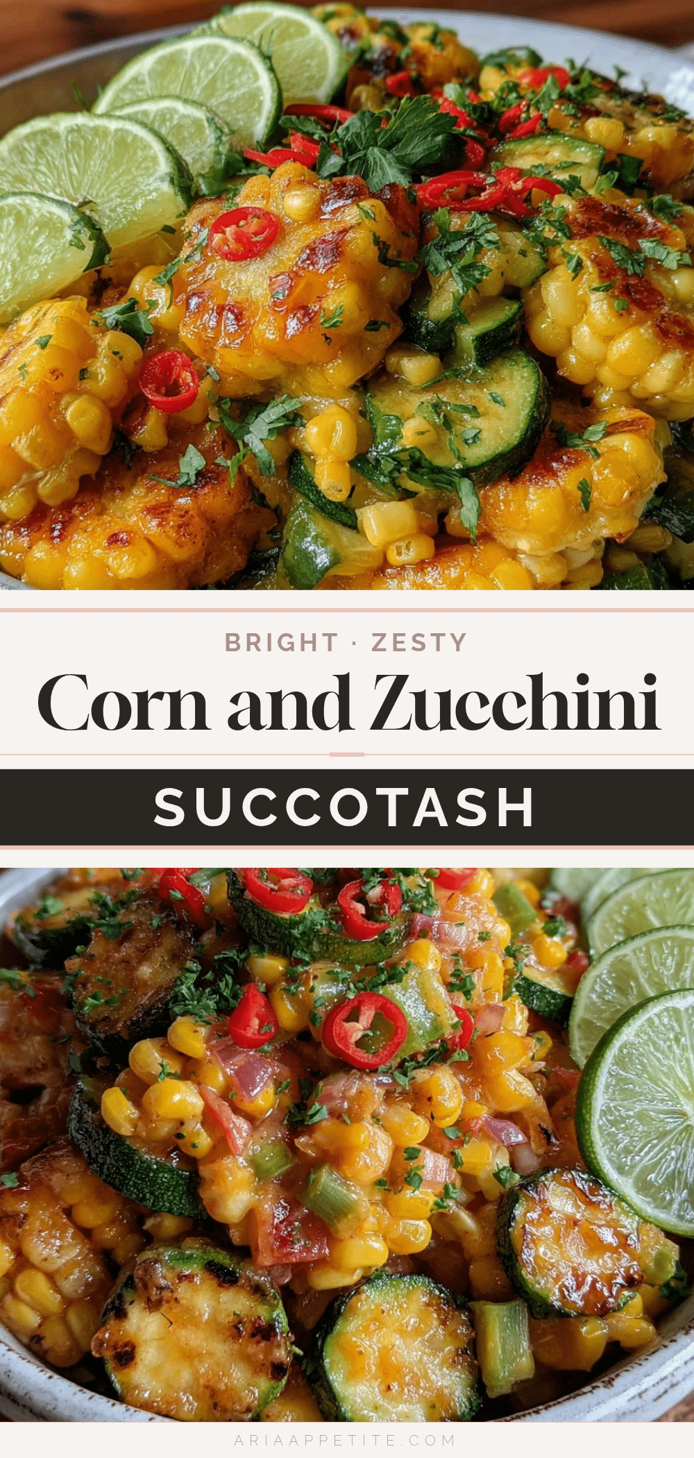 fresh corn and zucchini succotash recipe