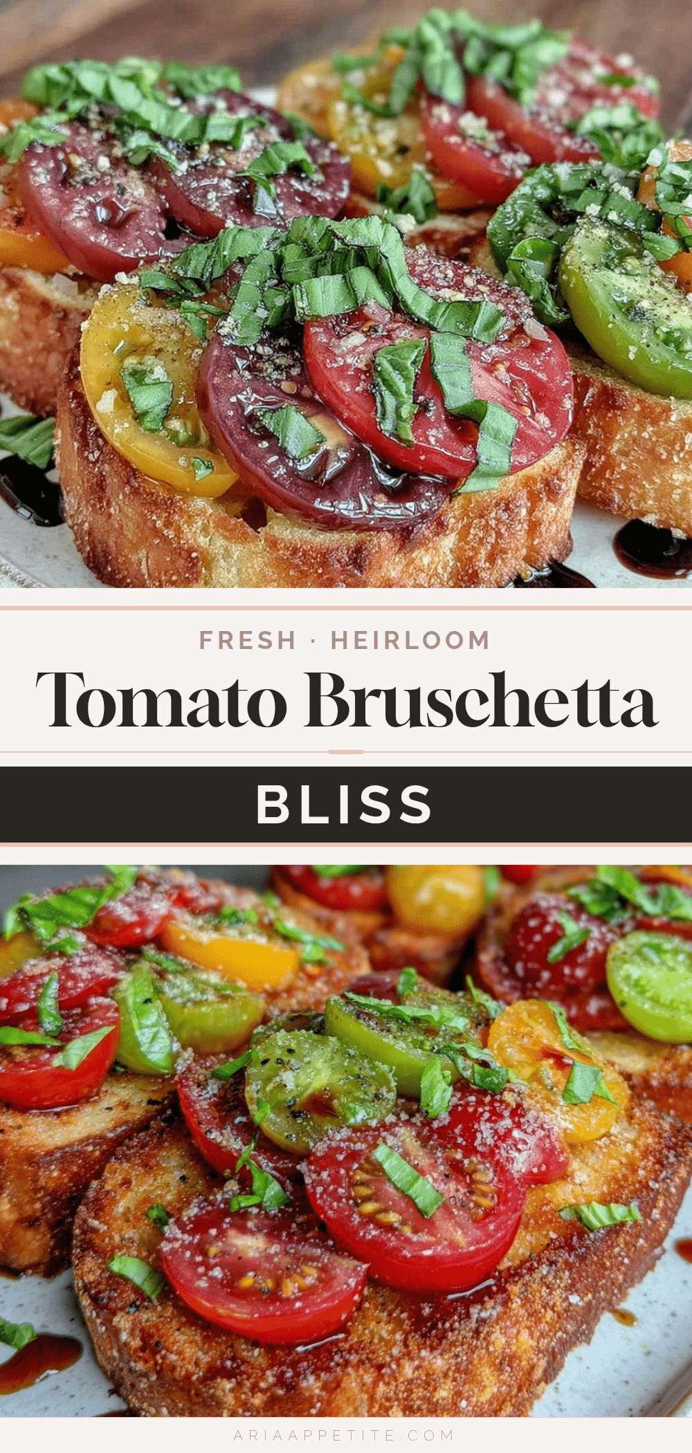 fresh heirloom tomato bruschetta recipe