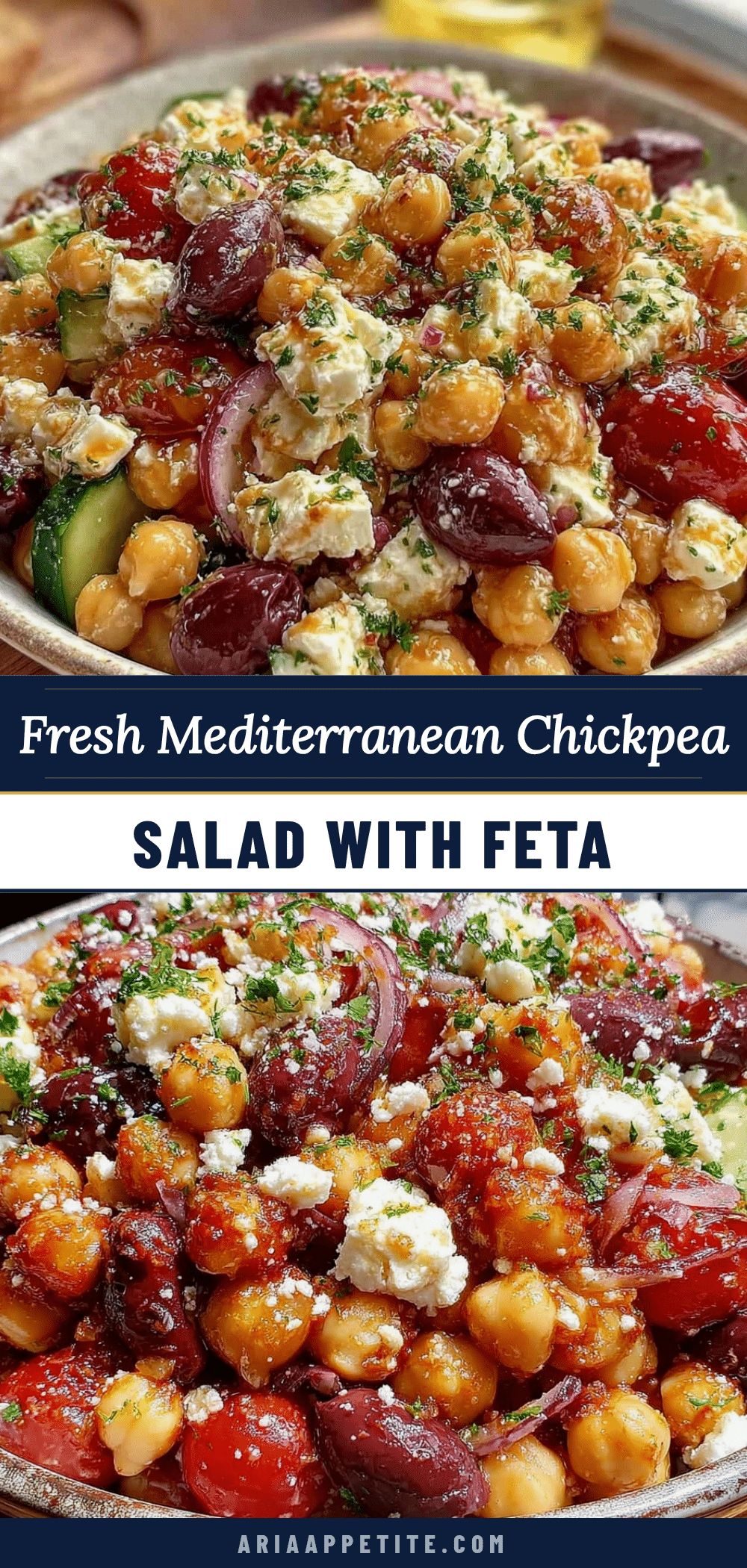 fresh mediterranean chickpea salad recipe