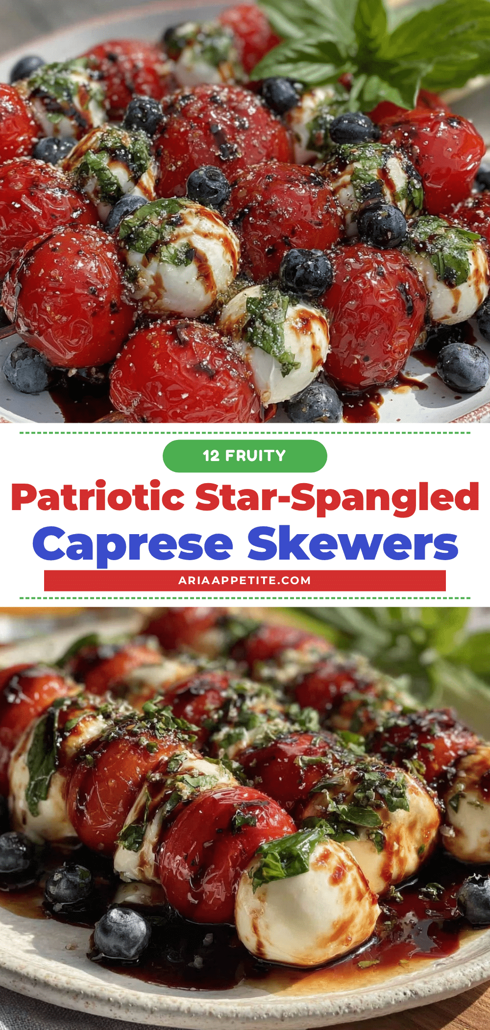 fresh star-spangled caprese skewers recipe