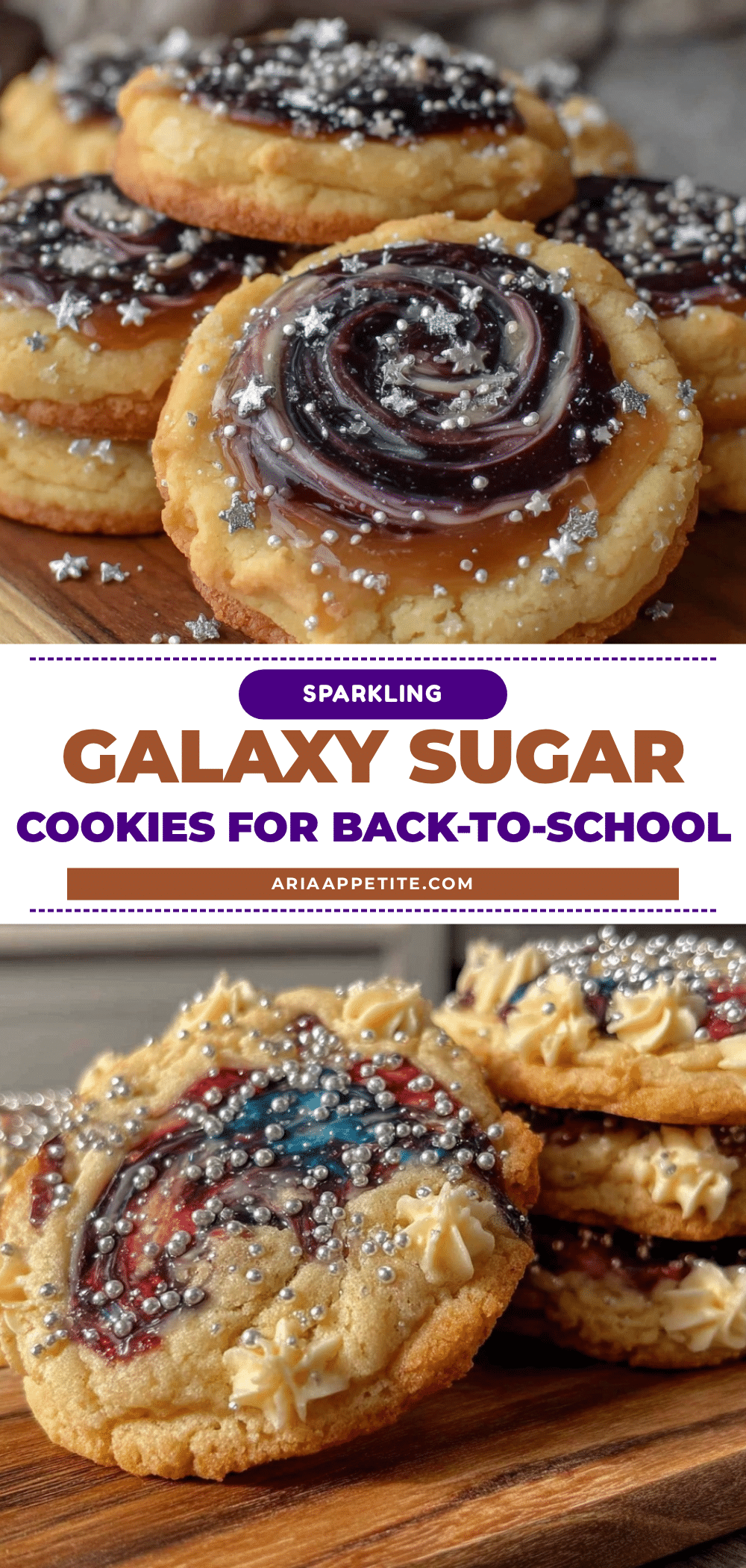 galaxy-themed sugar cookies recipe