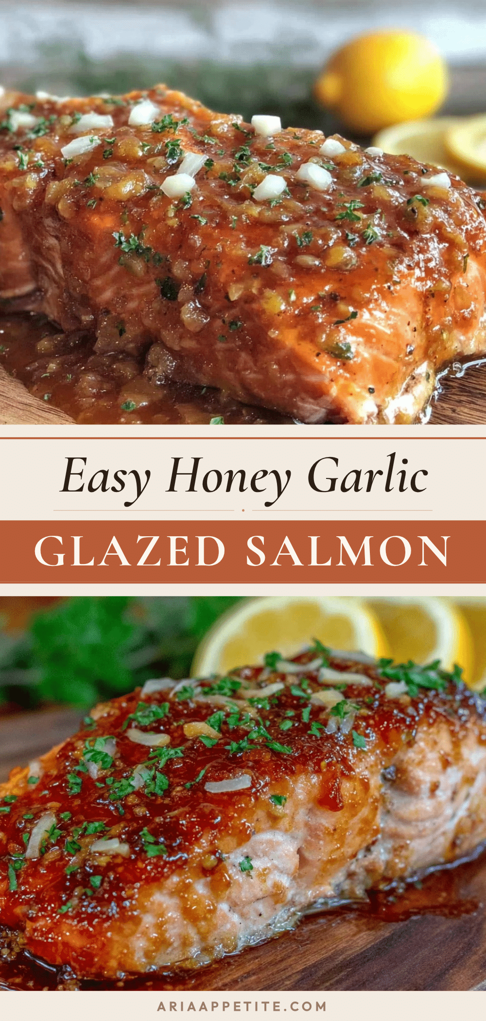 honey garlic glazed salmon recipe