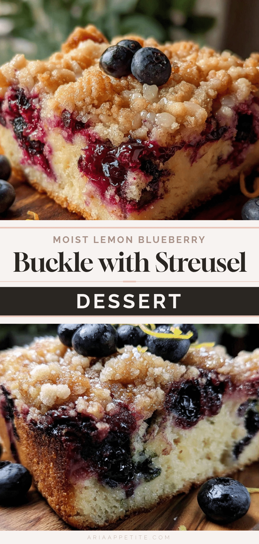 lemon blueberry buckle recipe