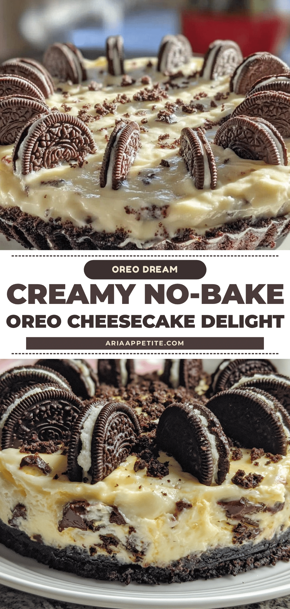 No-Bake Oreo Cheesecake recipe