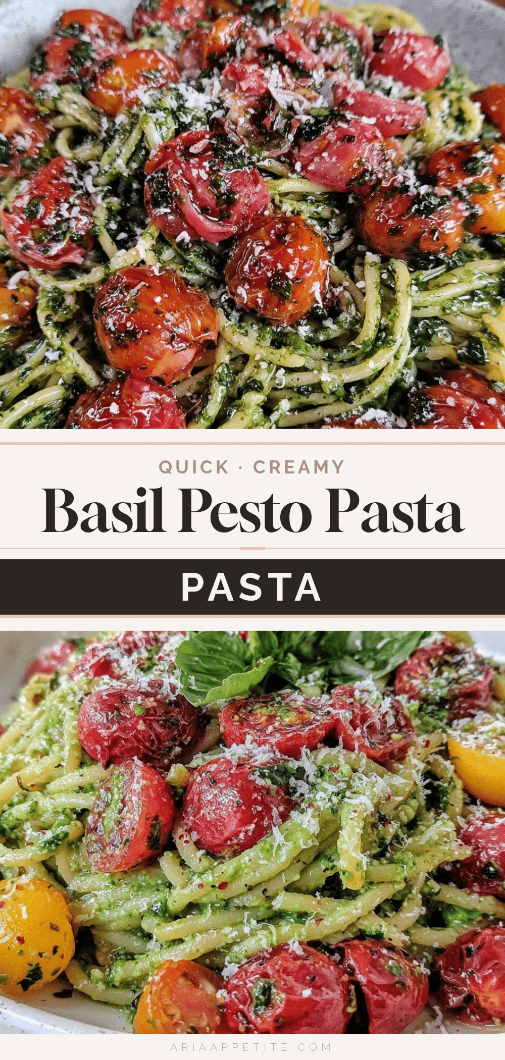 quick basil pesto pasta recipe