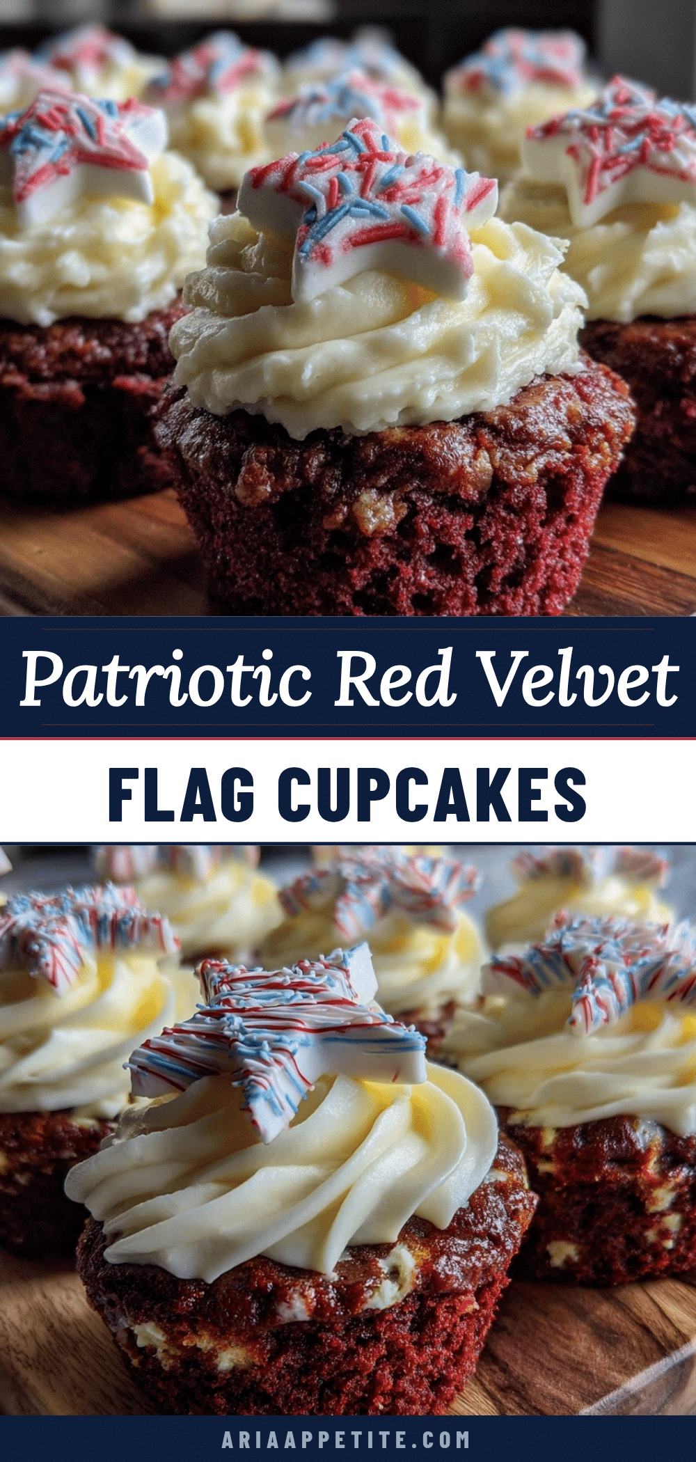 red velvet flag cupcakes recipe