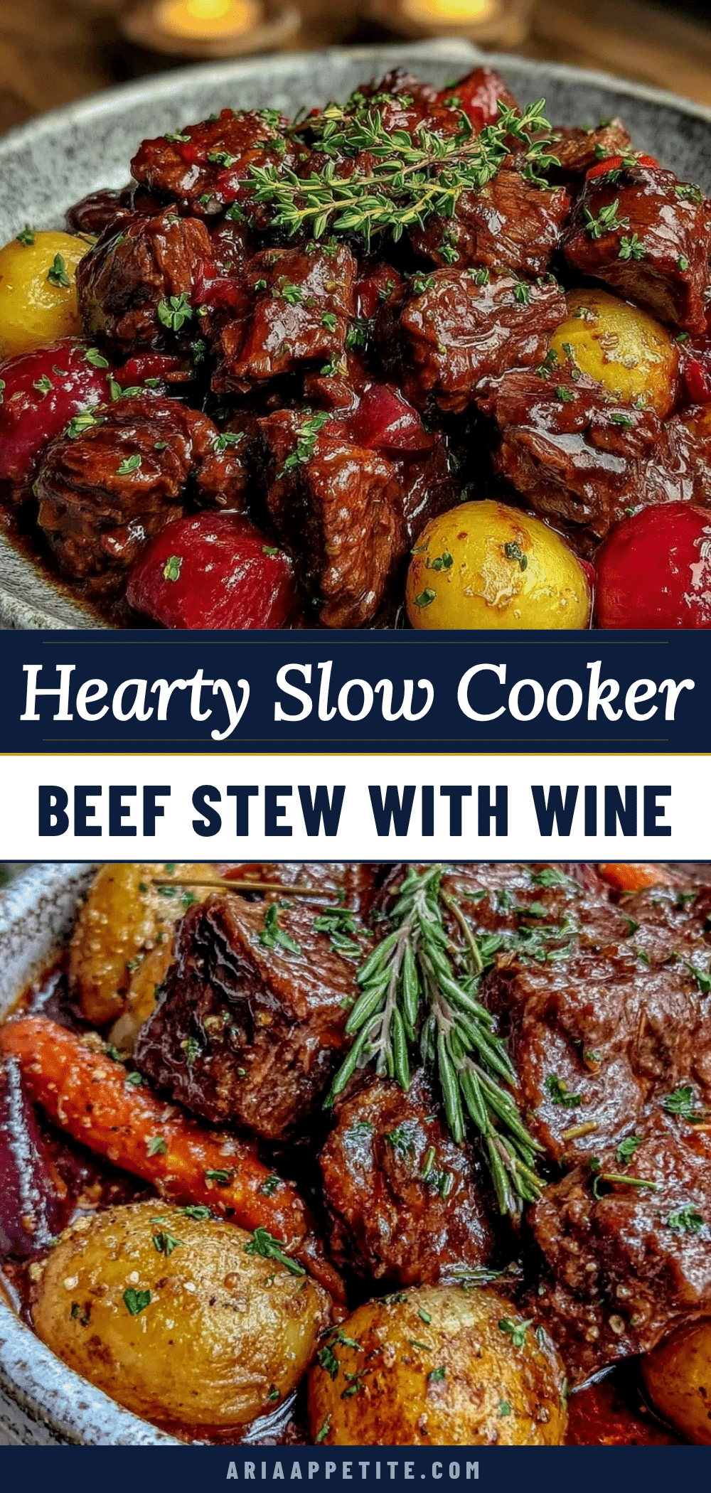 slow cooker beef stew recipe