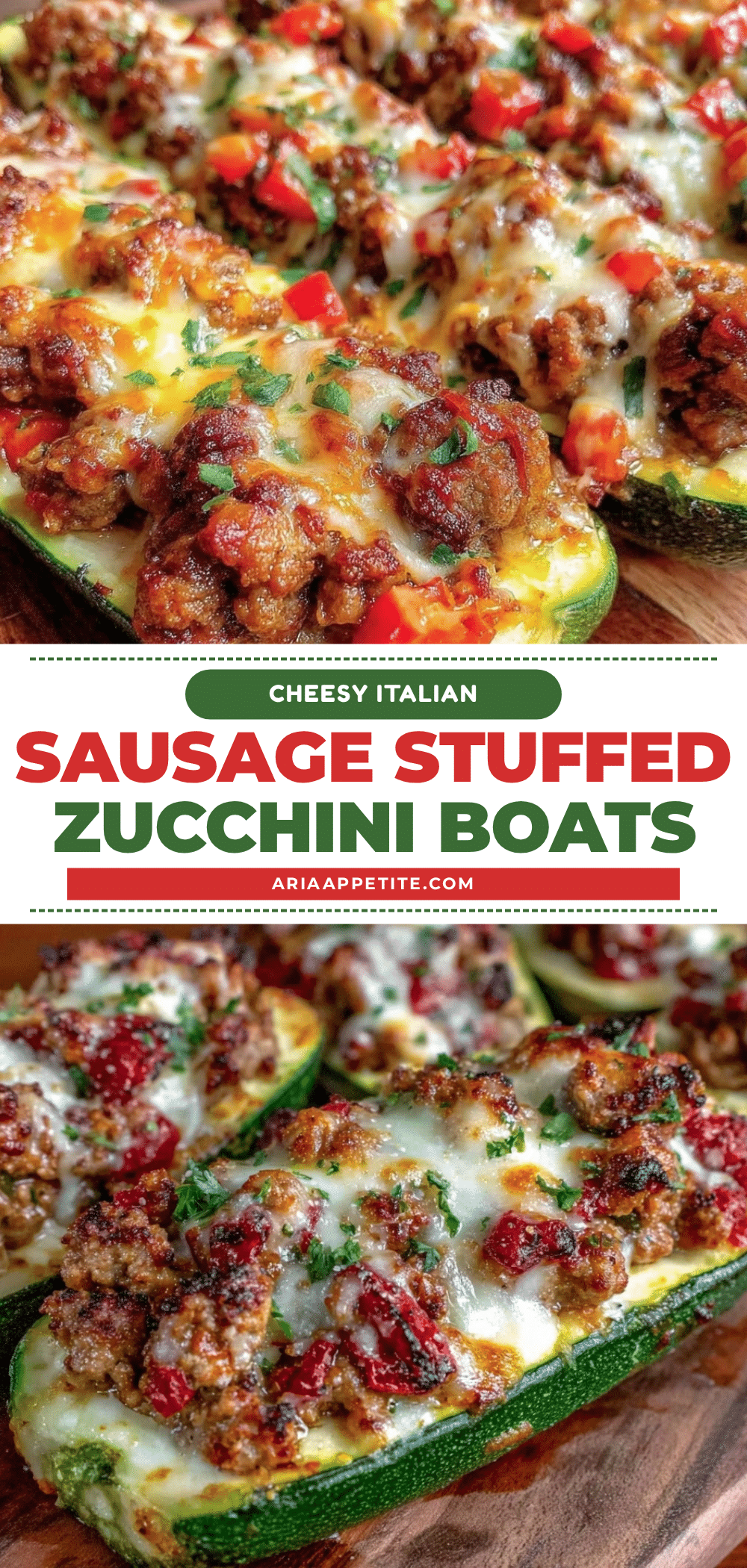 stuffed zucchini boats recipe