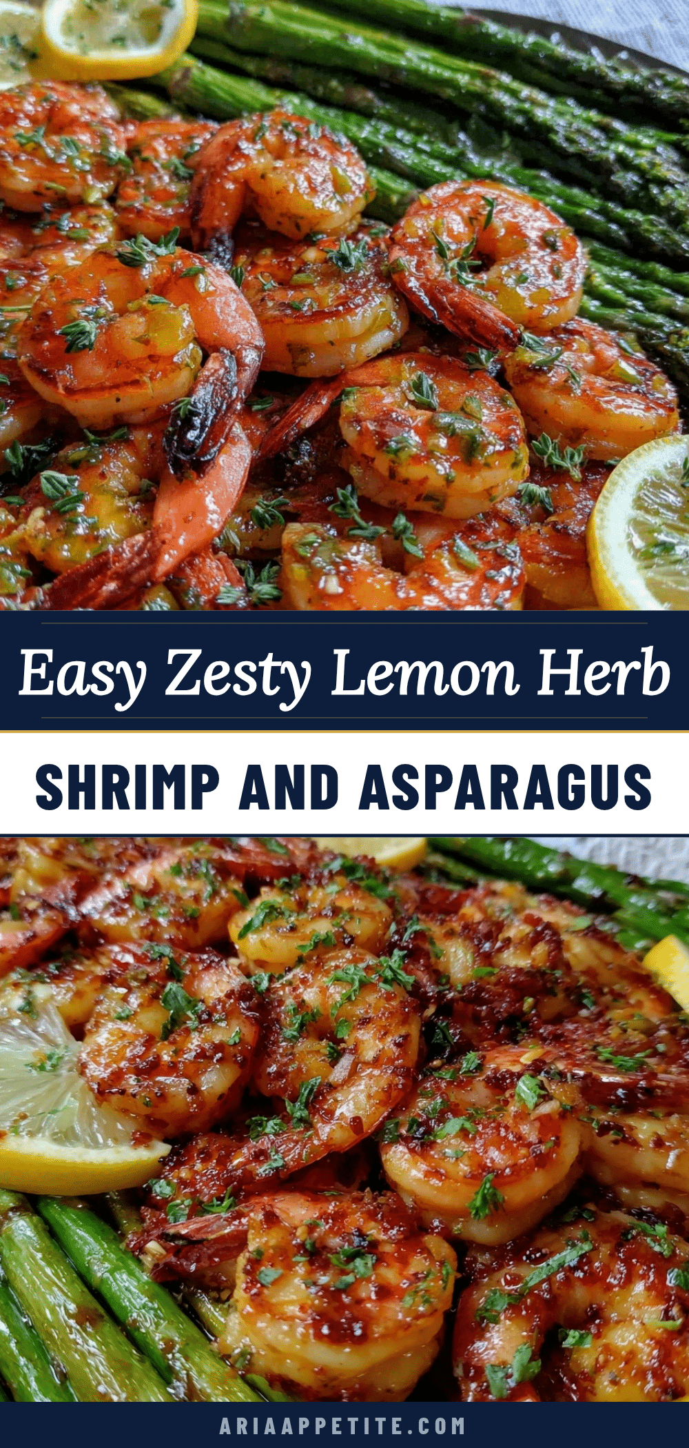zesty sheet pan lemon herb shrimp and asparagus recipe