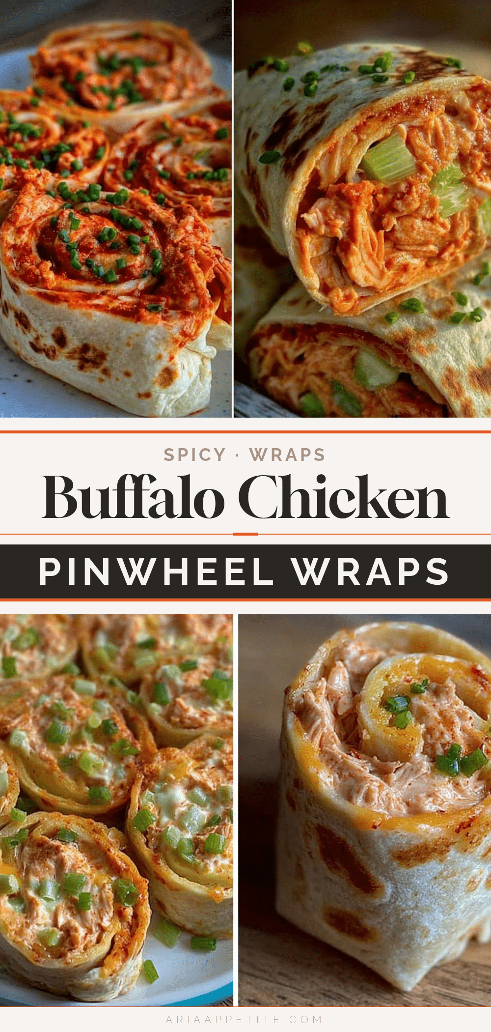 buffalo chicken pinwheel wraps recipe