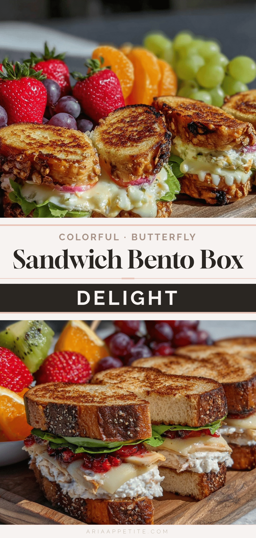 butterfly sandwich bento box recipe